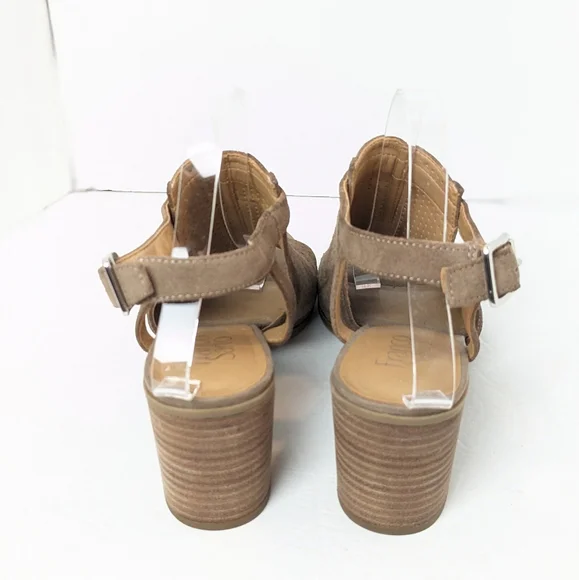 Franco Sarto Suede Harlet Sandals - Picture 7 of 16